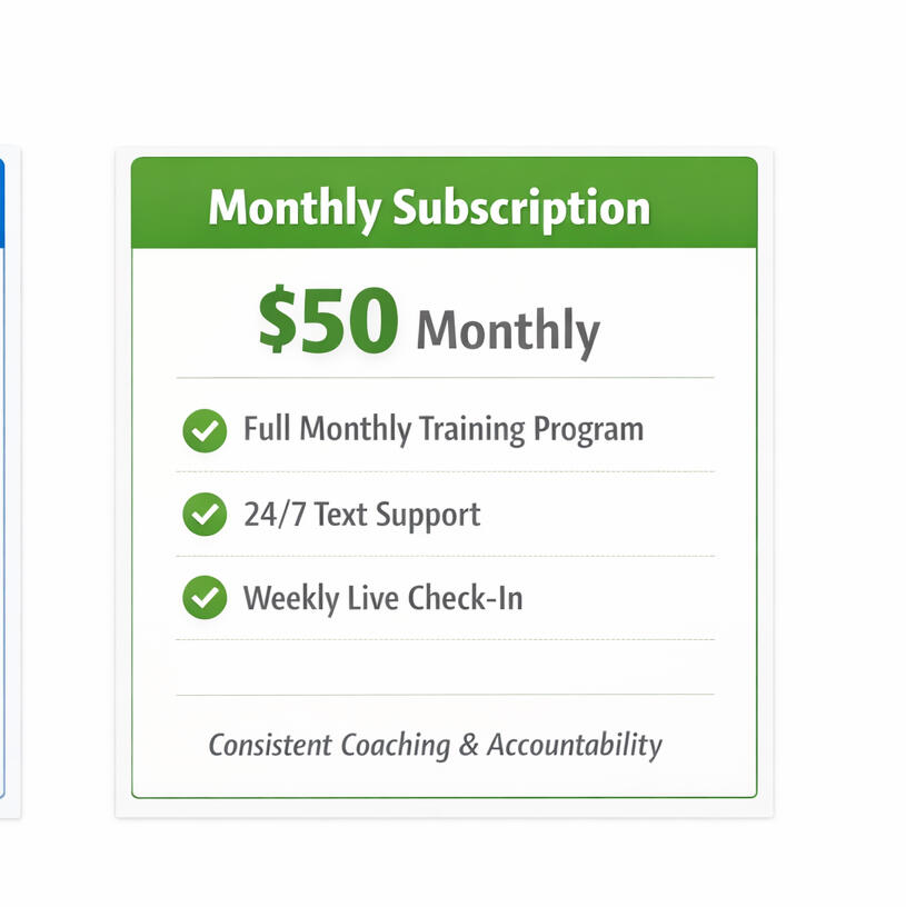 Monthly subscription